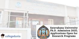 Satavahana University PhD Admission 2025 Applications Open for Research Programs
